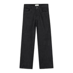 Lanvin Jeans tinta unita con Girovita Regolabile Nero per Bambina N30320 NERO LANVIN 