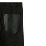 Lanvin Jeans tinta unita Modello Palazzo Nero per Bambina N30325 NERO LANVIN 