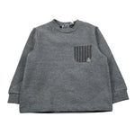 Le Bebe Felpa Chiusa Girocollo tinta unita Grigio per Neonato LBB1383 GRIGIO LE BEBE 