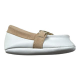 Le Bebe Mocassino tinta unita con Applicazioni Bianco per Neonato LBB5018 BIANCO LE BEBE 