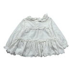 Le Bebe Shirt tinta unita con Stampa Bianco per Neonata LBG2307 BIANCO LE BEBE 