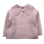 Le Bebe Maglia tinta unita con Colletto Rosa per Neonata LBG5499 ROSA LE BEBE 