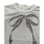 Le Bebe Shirt tinta unita con Stampa Panna per Neonata LBG5547 PANNA LE BEBE 