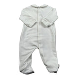Le Bebe Tutina Manica Lunga Tint Unita Bianco per Neonata LBG5567 BIANCO LE BEBE 