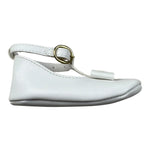 Le Bebe Sandalo tinta unita con Fiocco Bianco per Neonata LBG5905 BIANCO LE BEBE 