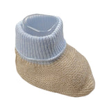 Le Bebe' Babbucce tinta unita In Filo Beige per Neonato LBB5105 BEIGE LE BEBE' 