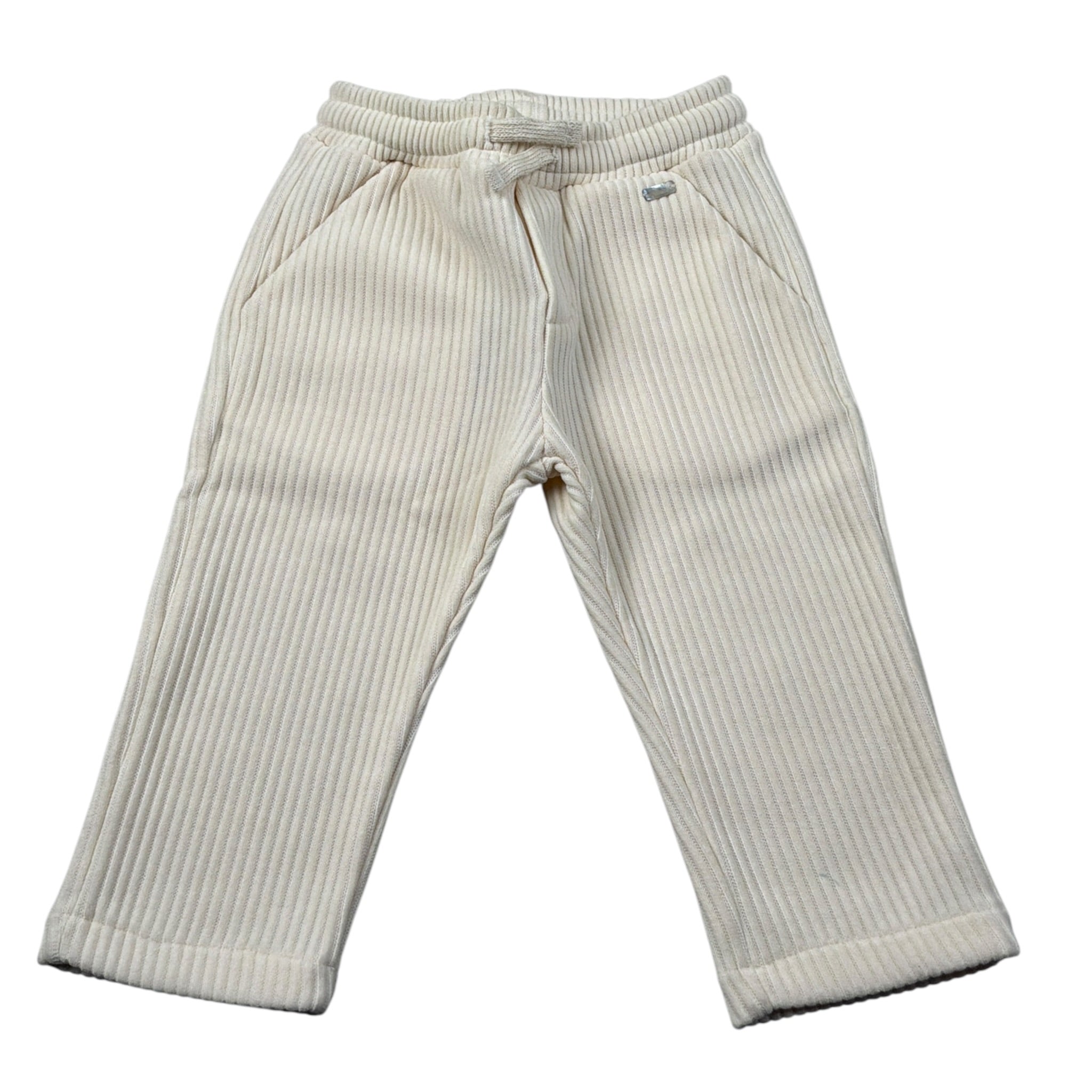 Le Bebe' Pantalone tinta unita con Elastico In Vita Panna per Neonato LBB5161 PANNA LE BEBE' 