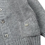 Le Bebe' Cardigan tinta unita con Bottoni Grigio per Neonato LBB5243 GRIGIO LE BEBE' 