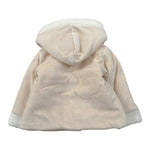 Le Bebe' Cappotto tinta unita con Cappuccio E Bottoni Beige per Neonato LBB5602 BEIGE LE BEBE' 