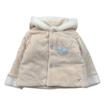 Le Bebe' Cappotto tinta unita con Cappuccio E Bottoni Beige per Neonato LBB5602 BEIGE LE BEBE' 