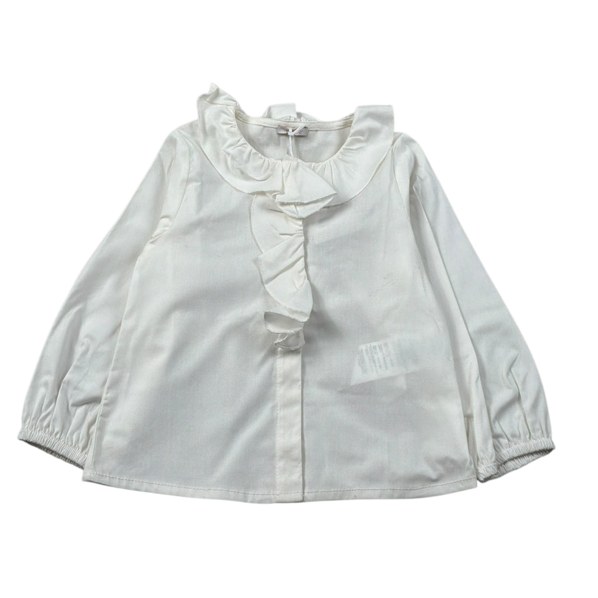 Le Bebe' Camicia Manica Lunga tinta unita Panna per Bambina LBG6062J PANNA LE BEBE' 