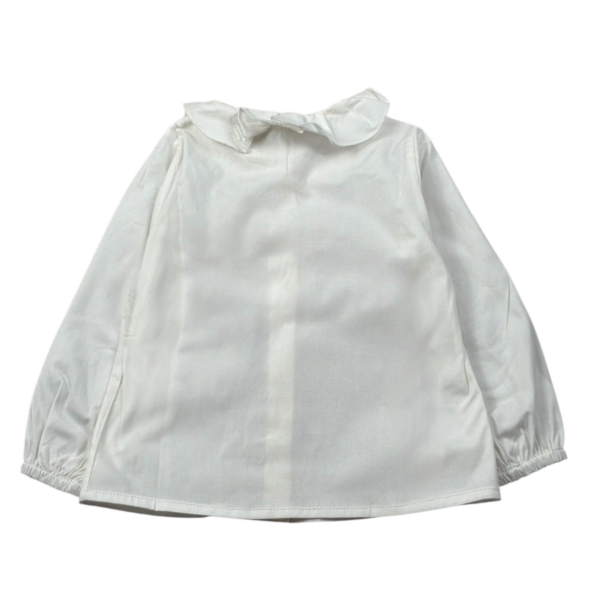 Le Bebe' Camicia Manica Lunga tinta unita Panna per Neonata LBG6062 PANNA LE BEBE' 