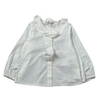 Le Bebe' Camicia Manica Lunga tinta unita Panna per Neonata LBG6062 PANNA LE BEBE' 
