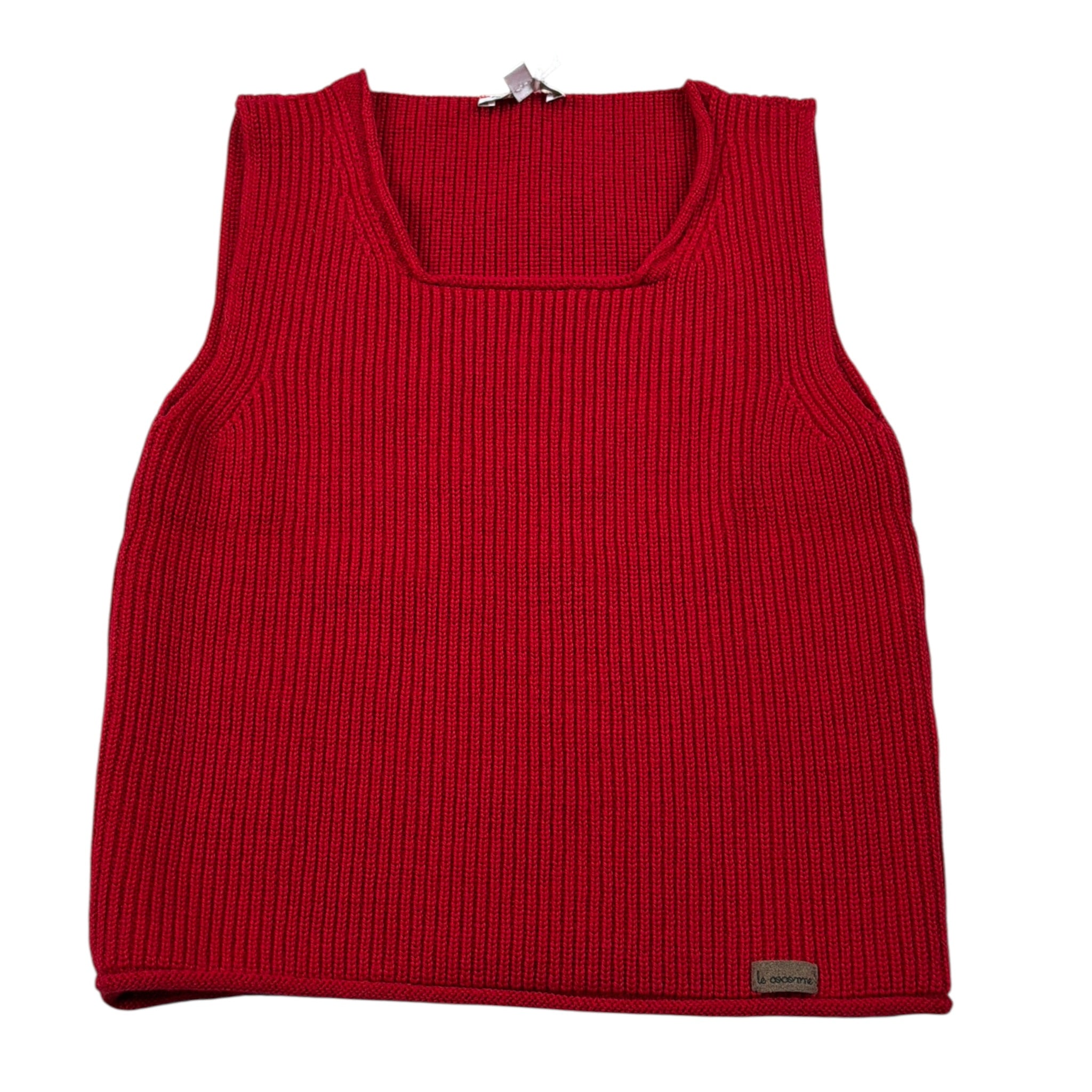 Le Coconne Gilet tinta unita Rosso per Bambina LCN1234 ROSSO LE COCONNE 