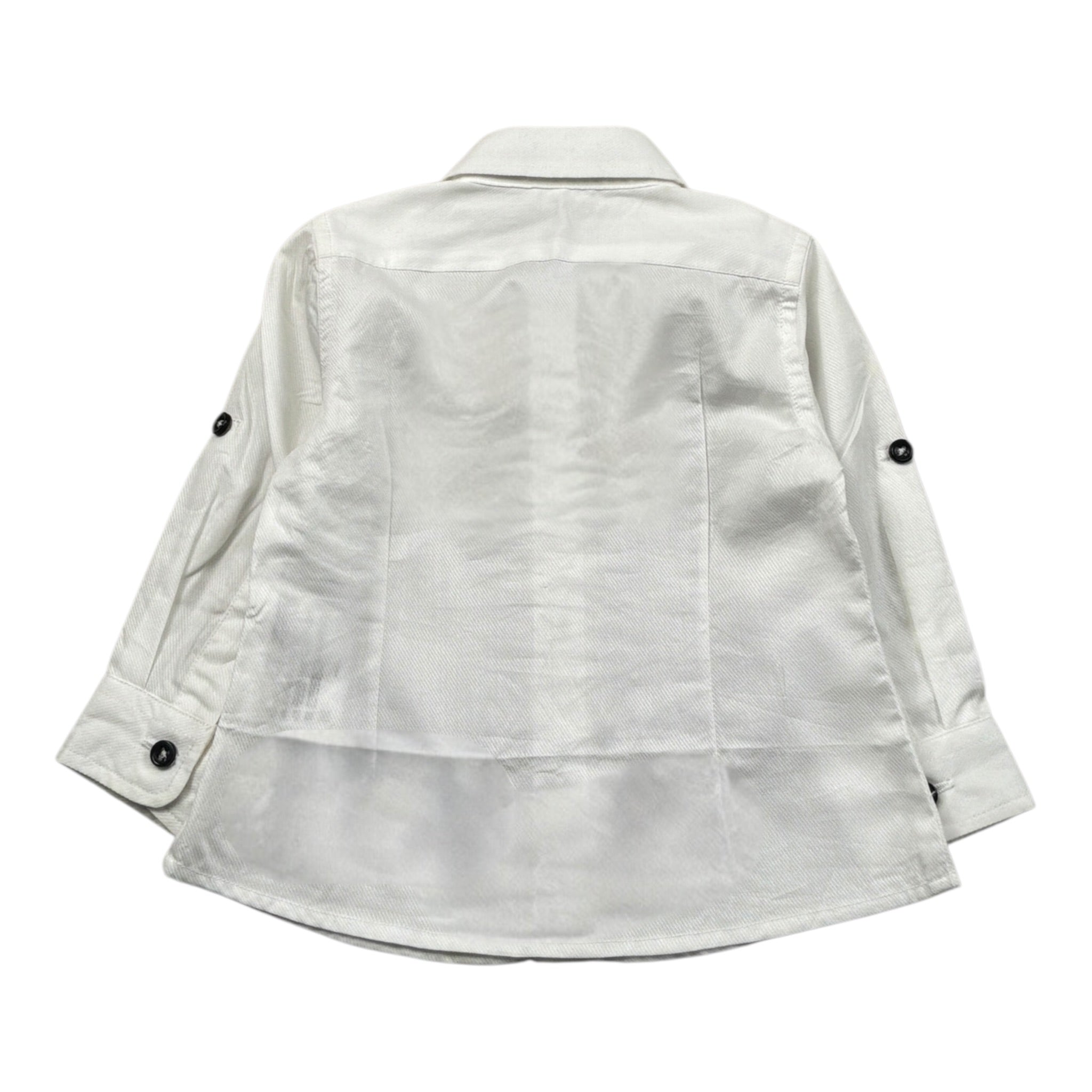 Les Gamins Camicia tinta unita Bianco per Neonato G7V2 BIANCO LES GAMINS 