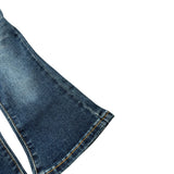 Levi'S Jeans tinta unita Modello A Zampa Blu per Neonata 1EK988 BLU LEVI'S 