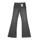 Levi'S Jeans tinta unita Modello Zampa Nero per Bambina 4EG970 NERO LEVI'S 