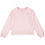 Levi'S Felpa tinta unita Girocollo con Logo Rosa per Bambina 4EM191 ROSA LEVI'S 