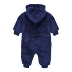 Levi'S Tutina tinta unita Modello Teddy con Cappuccio Blu per Neonato 6EL511M BLU LEVI'S 