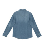 Levi'S Camicia In Denim tinta unita Blu per Neonato 6EM335 BLU LEVI'S 