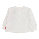 Levi'S Shirt Girocollo tinta unita con Stampe Bianco per Neonato 6EP011 BIANCO LEVI'S 