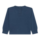 Levi'S Shirt Girocollo tinta unita con Logo Blu per Neonato 6EP410 BLU LEVI'S 