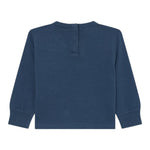 Levi'S Shirt Girocollo tinta unita con Logo Blu per Bambino 6EP410J BLU LEVI'S 