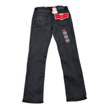 Levi'S Jeans tinta unita con Girovita Regolabile Nero per Bambino 8E6728 NERO LEVI'S 