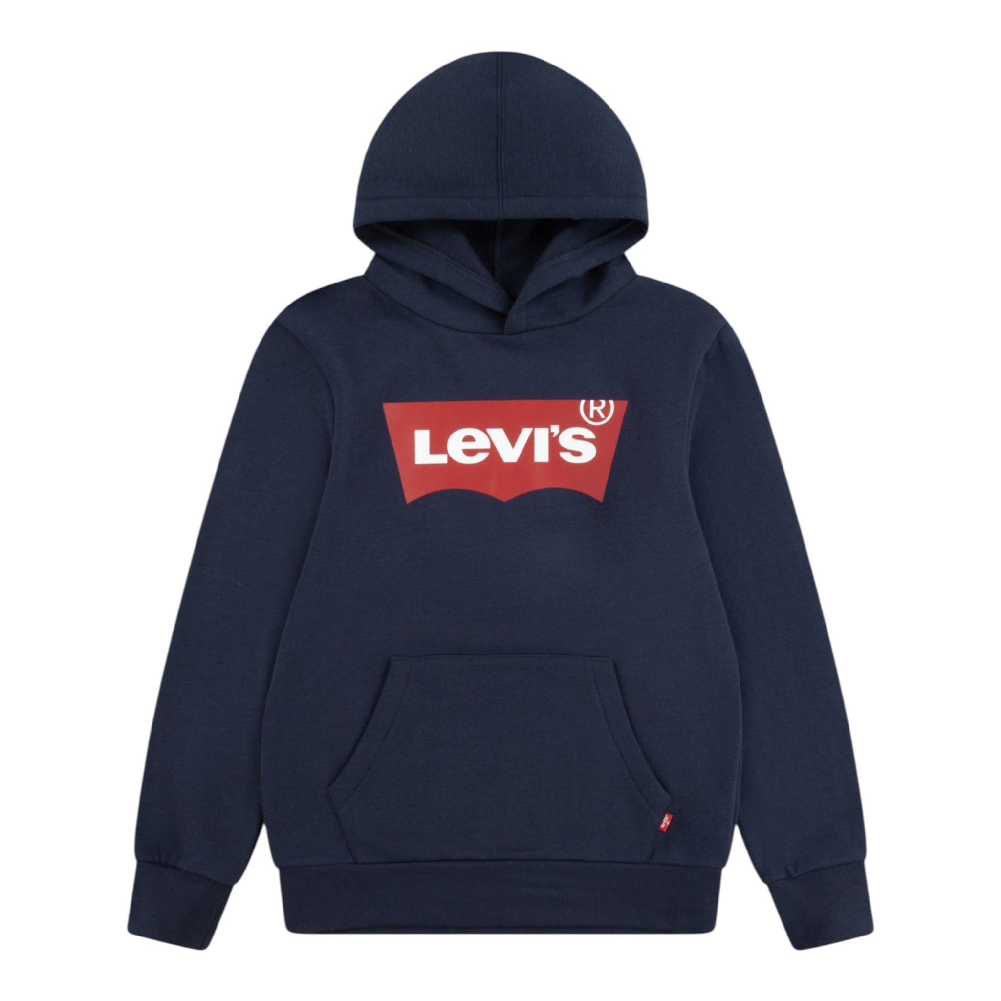 Levi'S Felpa Chiusa con Cappuccio tinta unita Blu per Bambino 8E8778 BLU LEVI'S 