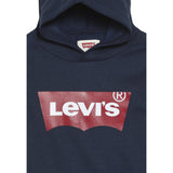Levi'S Felpa Chiusa con Cappuccio tinta unita Blu per Bambino 8E8778 BLU LEVI'S 