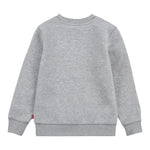 Levi'S Felpa Chiusa Girocollo tinta unita con Logo Grigio per Bambino 8E9079 GRIGIO LEVI'S 