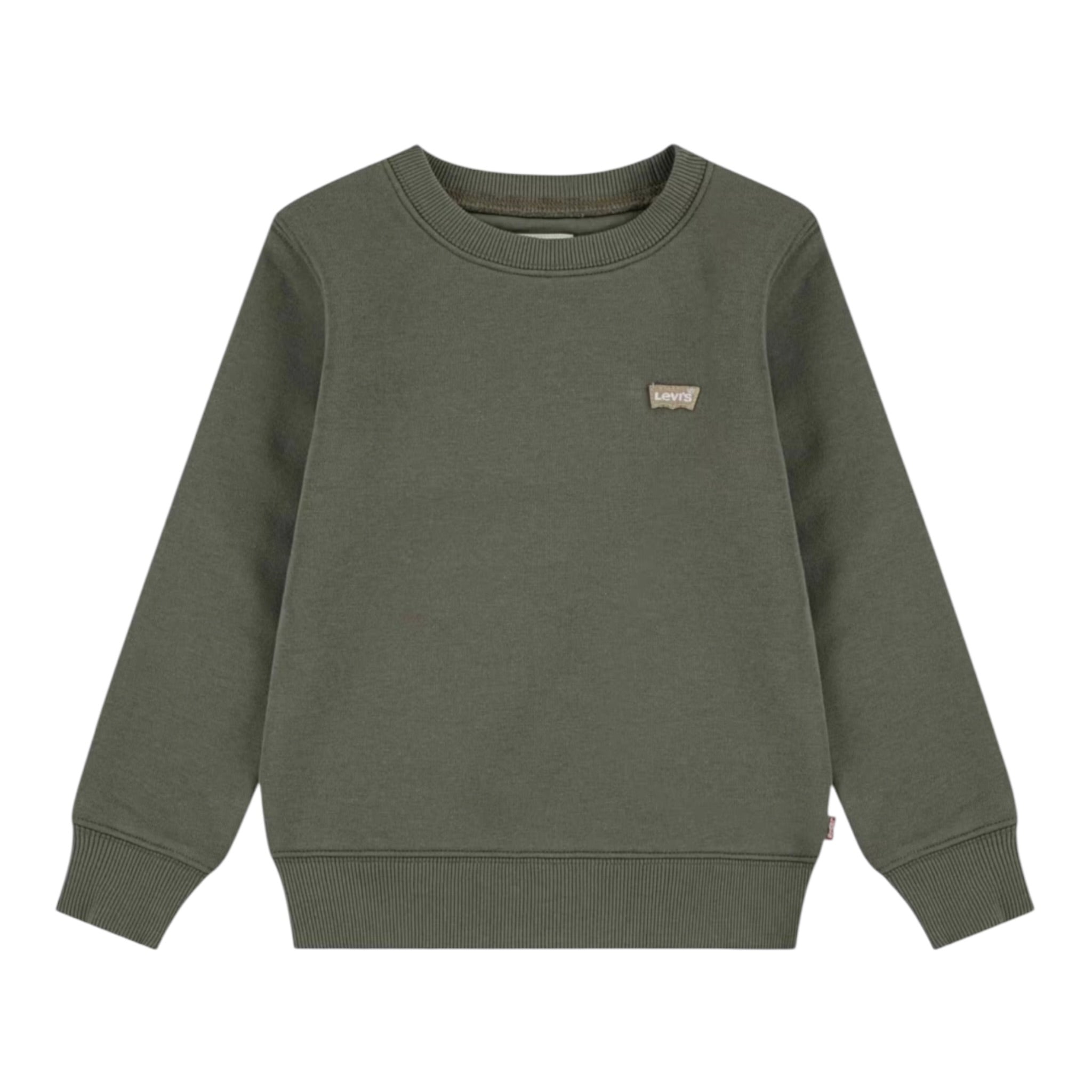 Levi'S Felpa Chiusa Girocollo tinta unita Verde per Neonato 8EE331 VERDE LEVI'S 