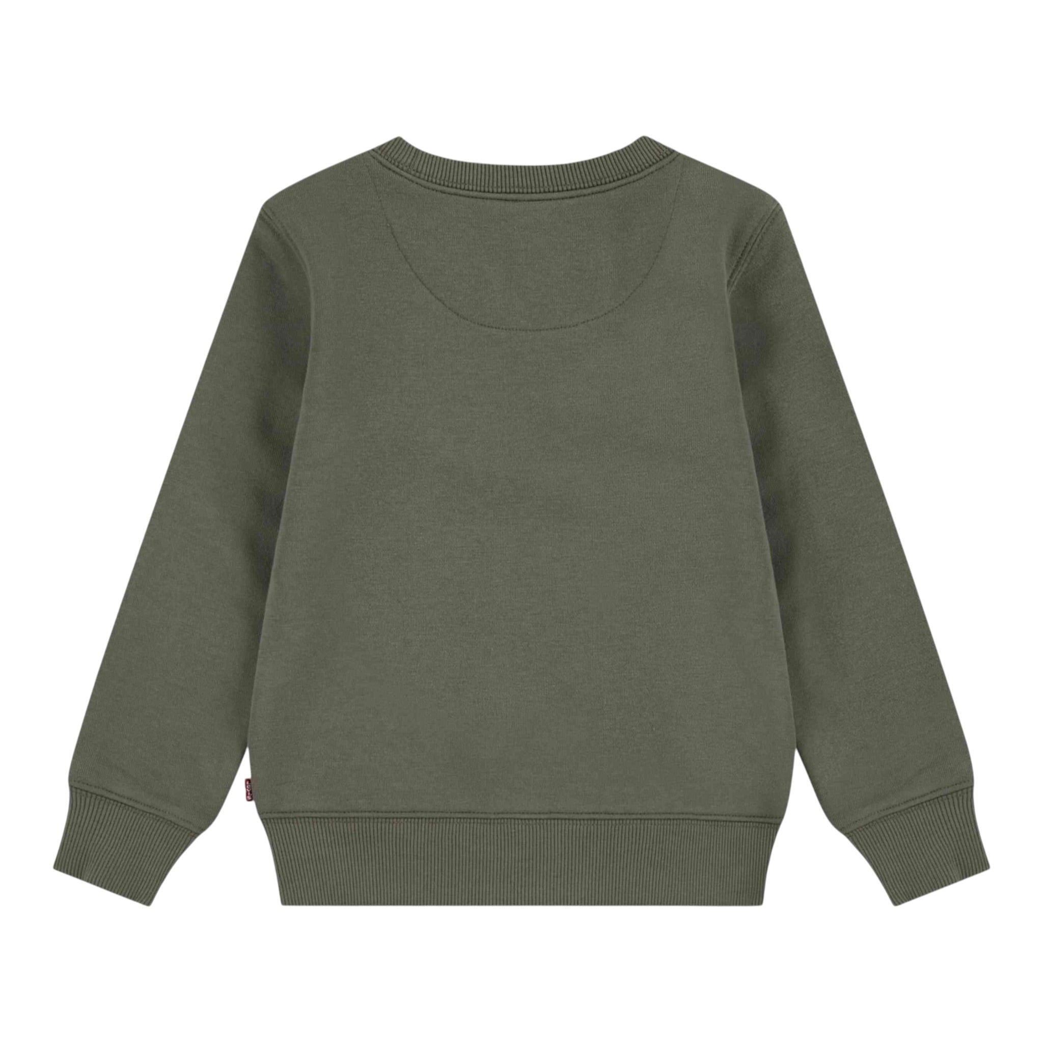 Levi'S Felpa Chiusa Girocollo tinta unita Verde per Bambino 8EE331XX VERDE LEVI'S 