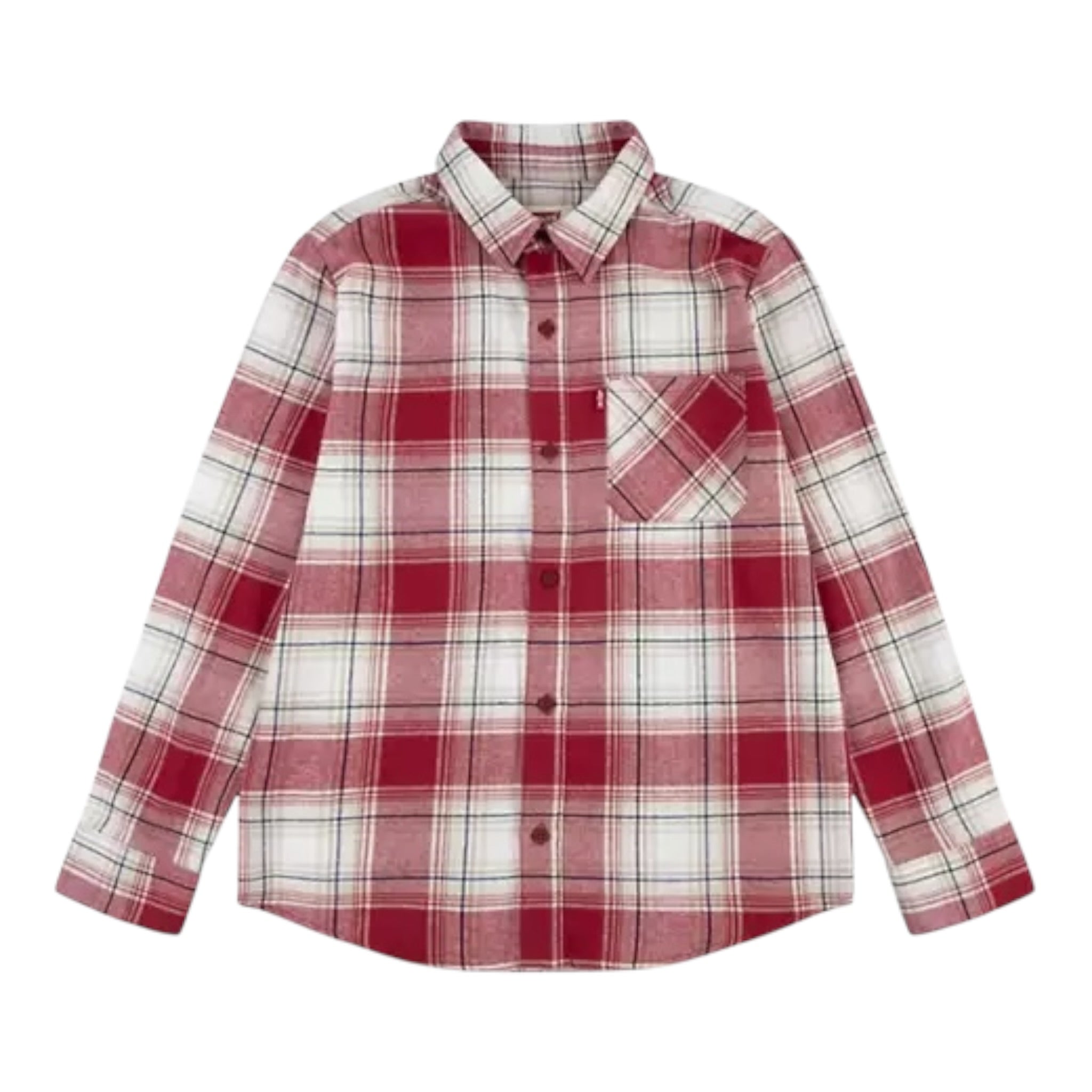 Levi'S Camicia Manica Lunga Stampa Fantasia Rosso per Bambino 8EG893 ROSSO LEVI'S 