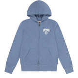 Levi'S Felpa con Zip E Cappuccio tinta unita Azzurro per Bambino 8EK793 AZZURRO LEVI'S 