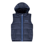 Levi'S Smanicato tinta unita con Cappuccio Blu per Bambino 8EL259 BLU LEVI'S 