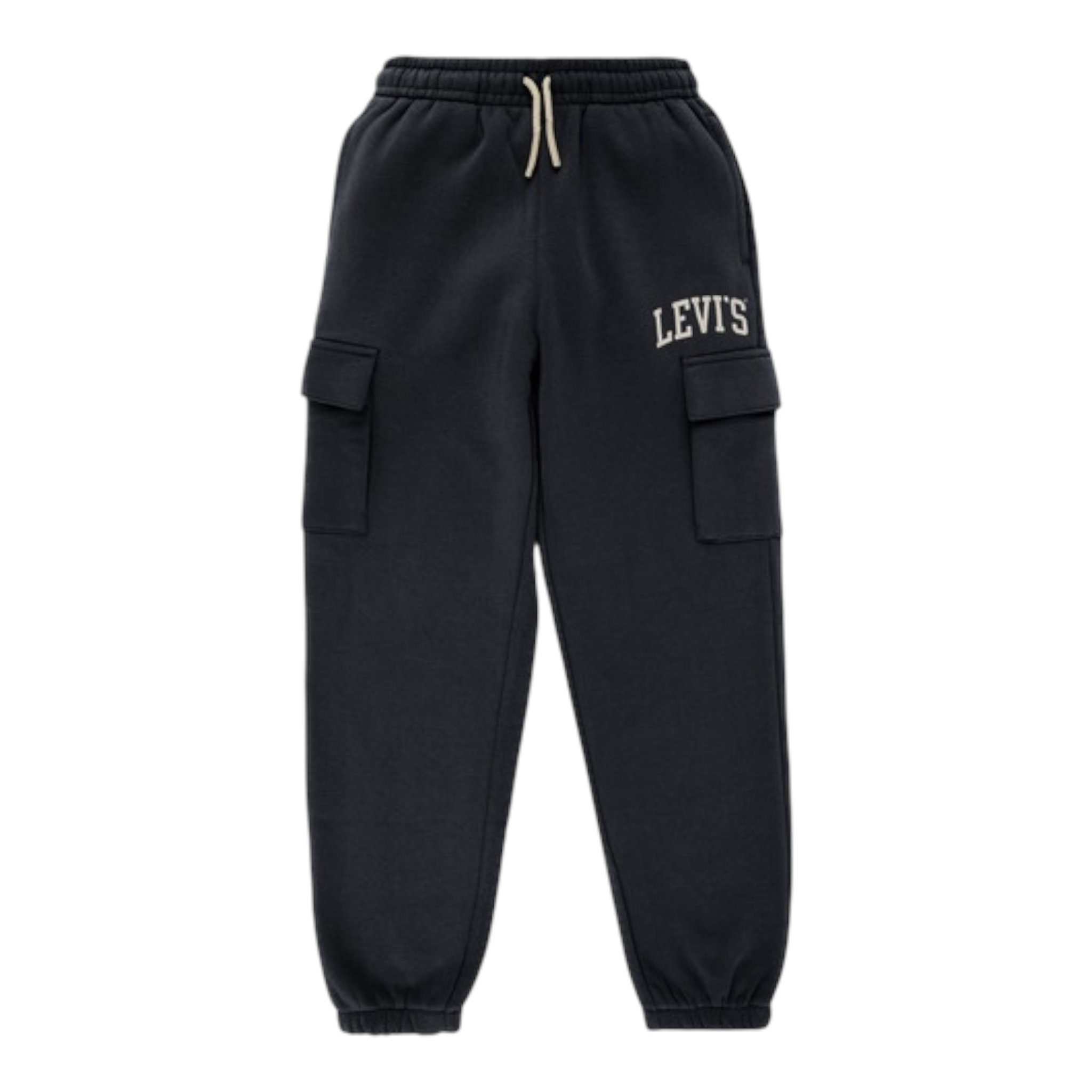Levi'S Pantalone Tuta tinta unita con Logo Nero per Bambino 8EN651 NERO LEVI'S 