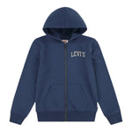 Levi'S Felpa Xon Zip E Cappuccio tinta unita Blu per Neonato 8EN722 BLU LEVI'S 