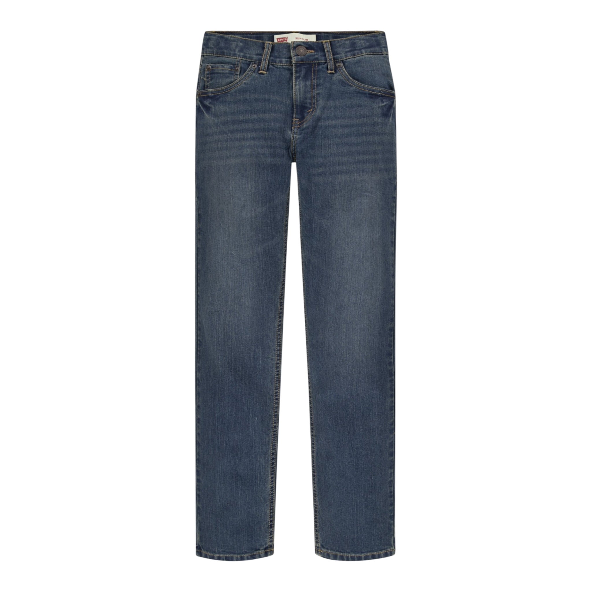 Levi'S Jeans tinta unita con Girovita Regolabile Blu per Bambino 9E2006X BLU LEVI'S 