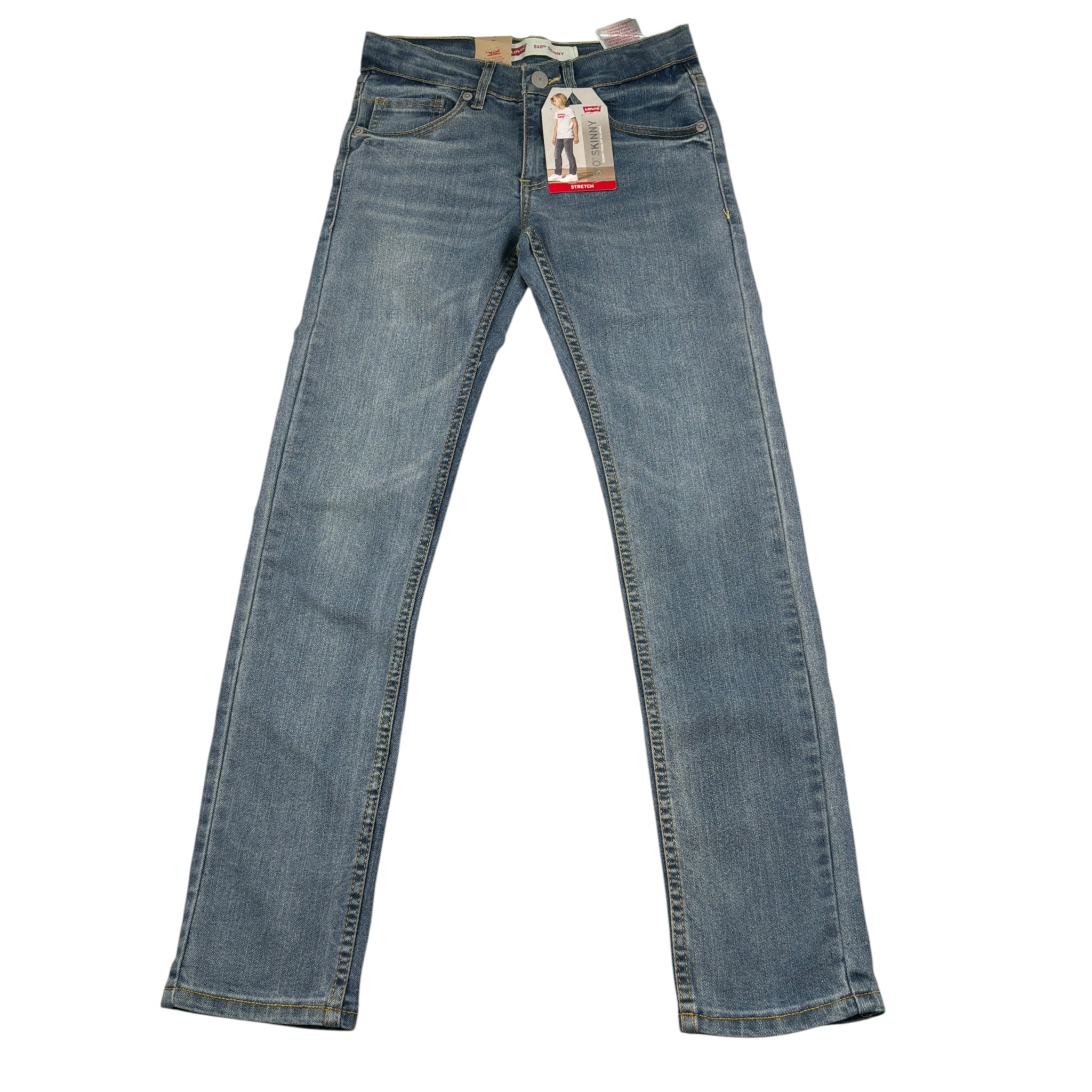 Levi'S Jeans tinta unita con Girovita Regolabile Azzurro per Bambino 9E2008 AZZURRO LEVI'S 