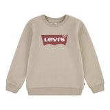 Levi'S Felpa Chiusa Girocollo tinta unita con Logo Beige per Bambino 9E9079X BEIGE LEVI'S 