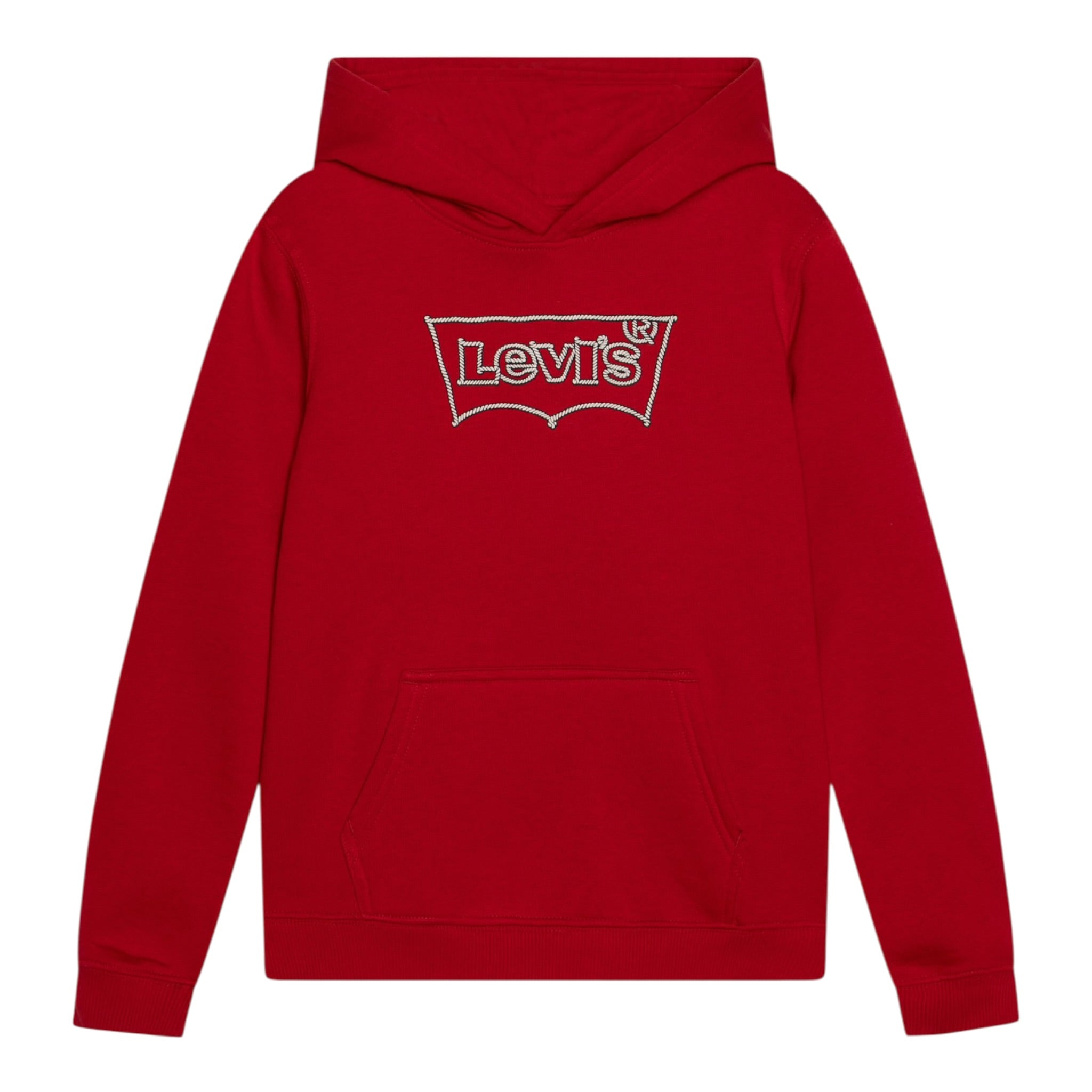 Levi'S Felpa Chiusa con Cappuccio tinta unita Rosso per Bambino 9EL533 ROSSO LEVI'S 