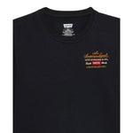 Levi'S Shirt Girocollo tinta unita con Logo Nero per Bambino 9EN715 NERO LEVI'S 