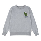 Levi'S Felpa Chiusa Girocollo tinta unita Grigio per Bambino 9EP034 GRIGIO LEVI'S 