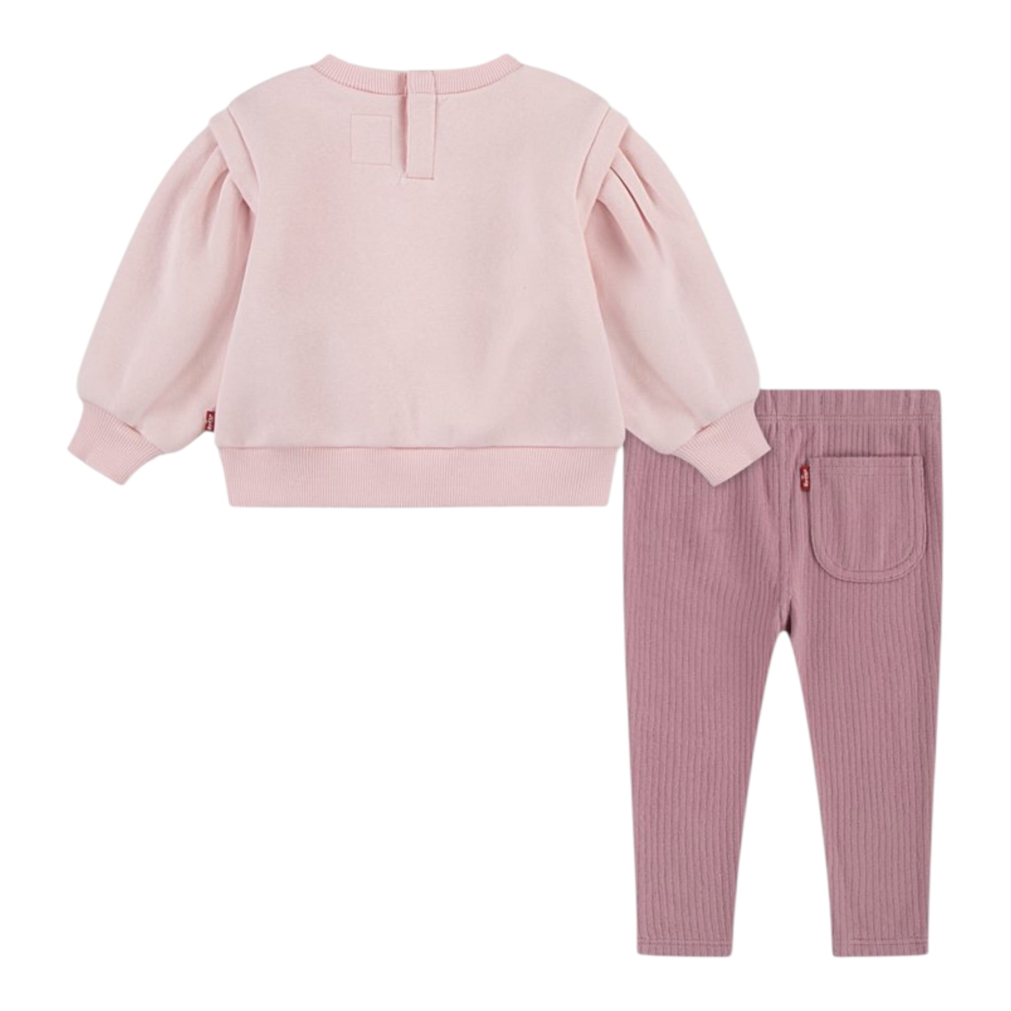 Levi'S Completo 2 Pezzi Felpa-Leggins Rosa per Neonata CMLEV ROSA LEVI'S 