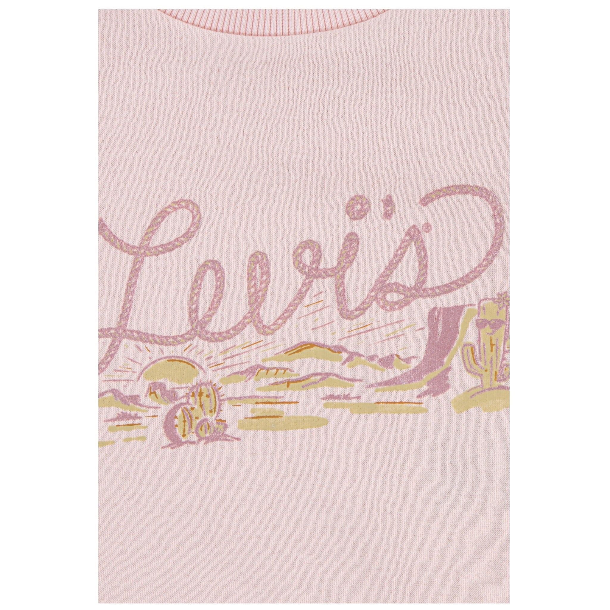 Levi'S Completo 2 Pezzi Felpa-Leggins Rosa per Neonata CMLEV ROSA LEVI'S 
