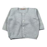 Little Bear Cardigan tinta unita Azzurro per Neonato 1020C AZZURRO LITTLE BEAR 