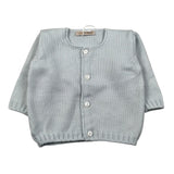 Little Bear Cardigan tinta unita Azzurro per Neonato 1020C AZZURRO LITTLE BEAR 