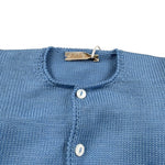 Little Bear Cardigan tinta unita Cielo per Neonato 1020C CIELO LITTLE BEAR 