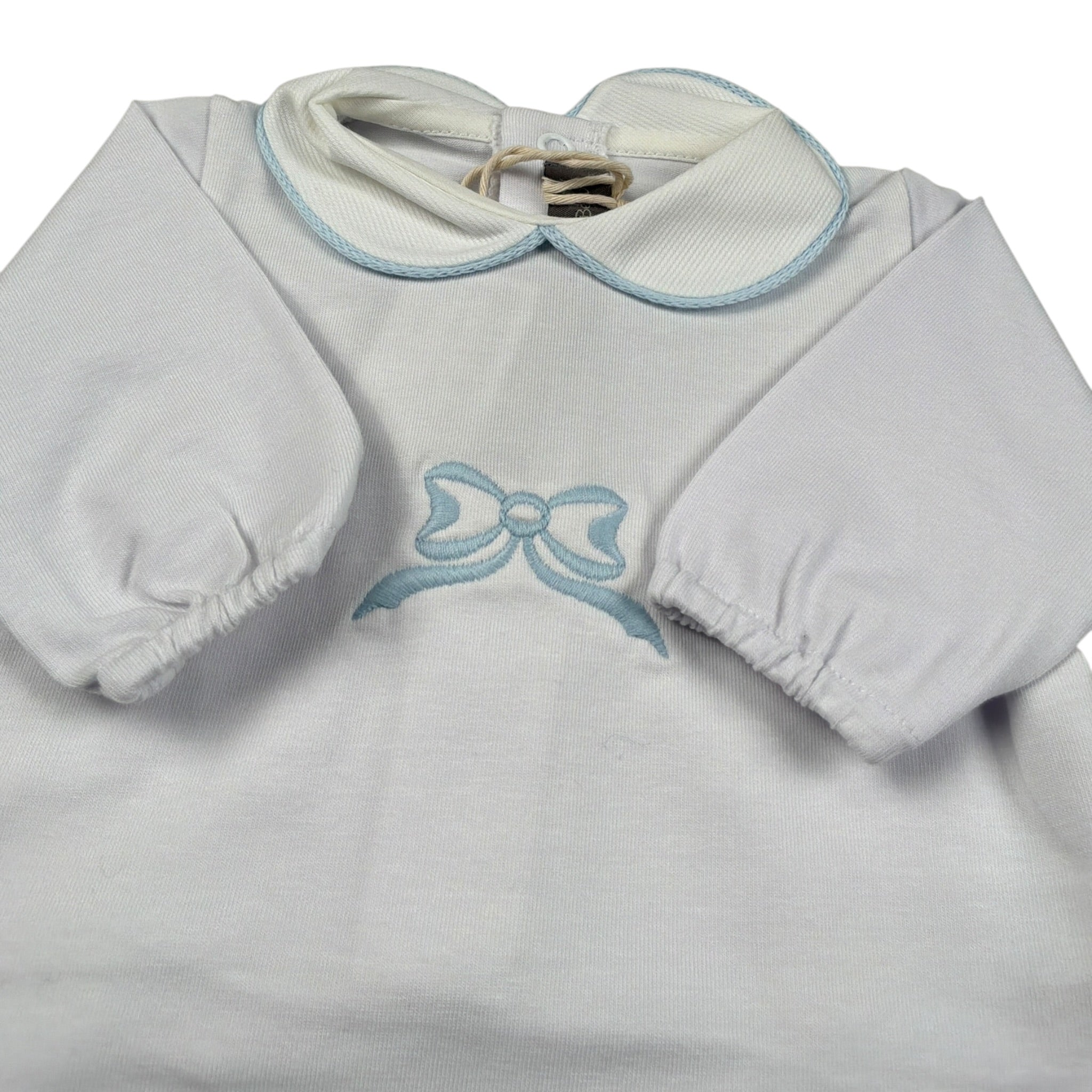 Little Bear Tutina Manica Lunga tinta unita Bianco per Neonato 2054 BIANCO LITTLE BEAR 